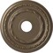 Ekena Millwork Dublin Ceiling Medallion (Fits Canopies up to 5 1/8"), 17 7/8"OD x 3 5/8"ID x 1 1/4"P, Warm Silver CM17DUWSS - alternate 1